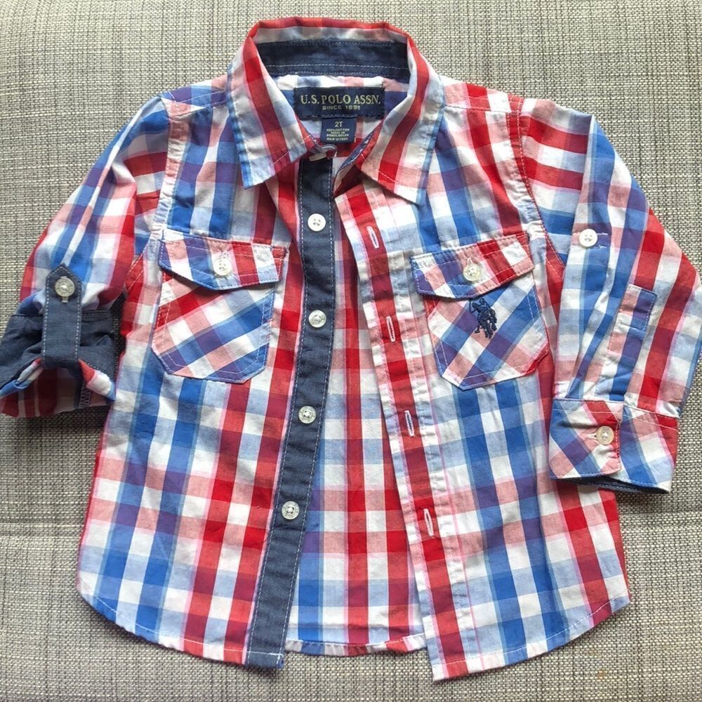Kids US Polo Assn. Button Up Dress Shirt